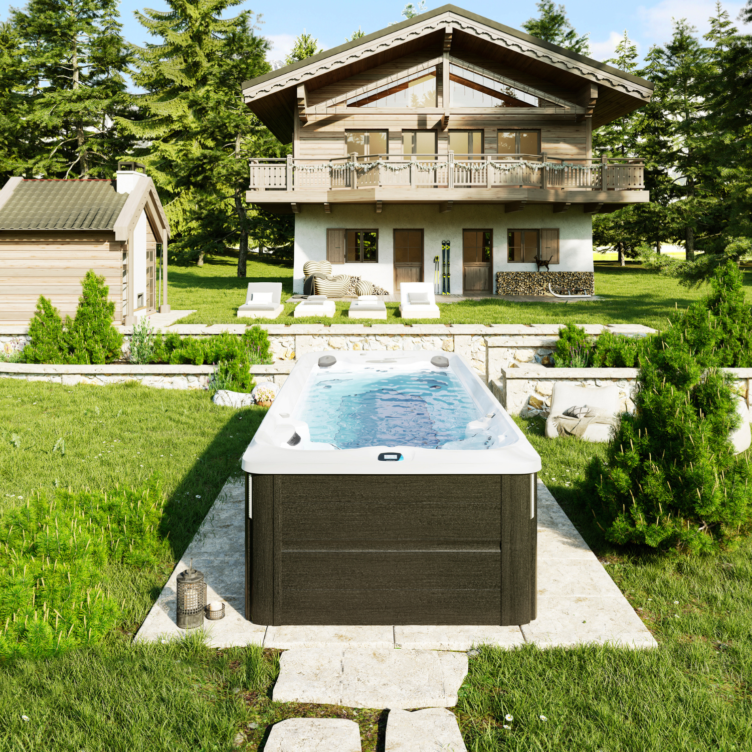 J-19 Jacuzzi Swim Spa Square